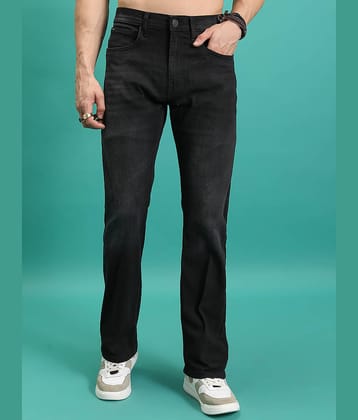 Highlander Cut Outs Men's Jeans - Black ( Pack of 1 )