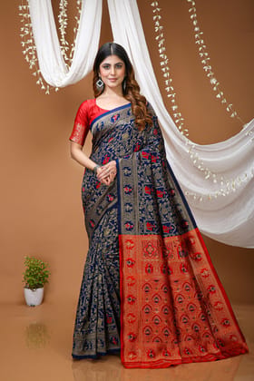 Lichi Silk Saree with Jacquard Border DNo 3 Lichi Silk Saree with Jacquard Border DNo 3