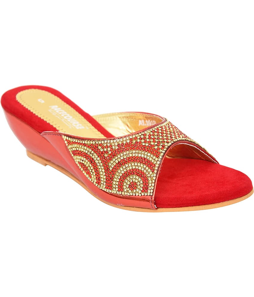 Racecourse - Red Women's Slip On Heels