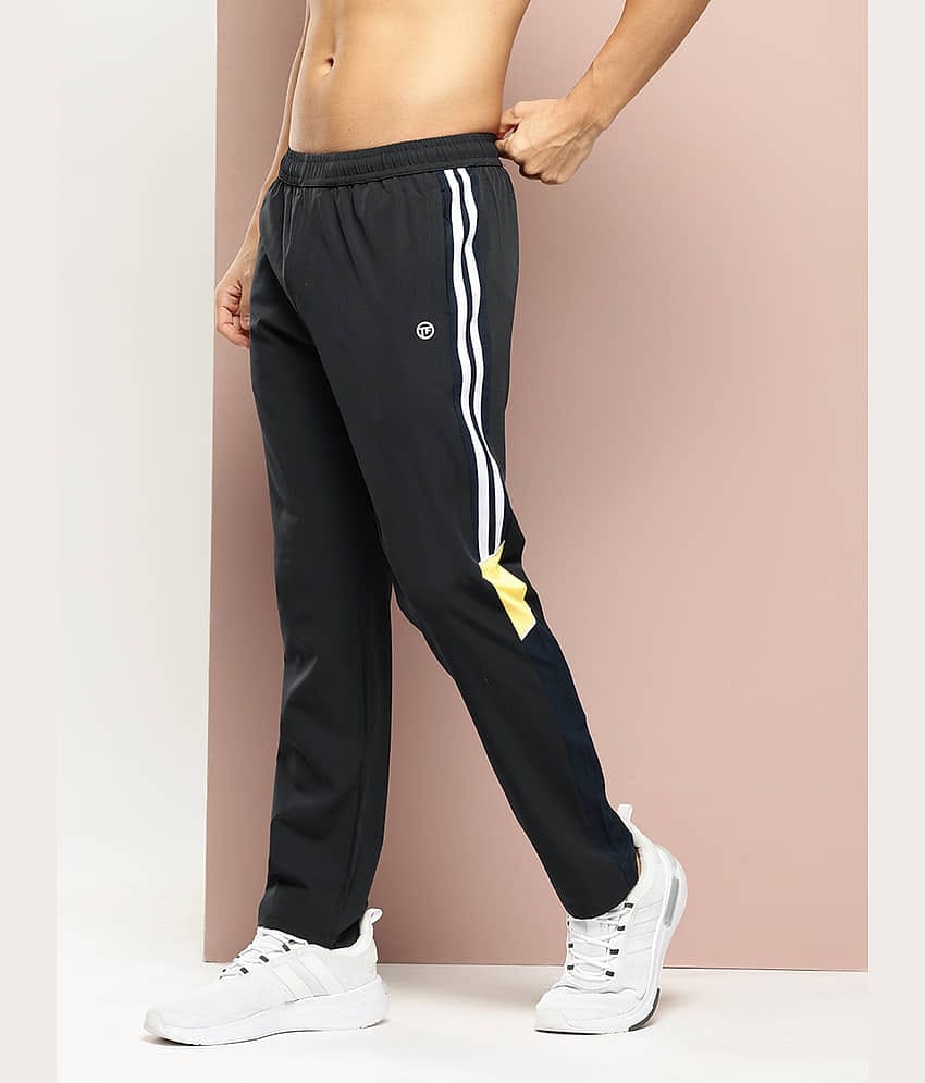 Turnfit Charcoal Polyester Men's Trackpants ( Pack of 1 )