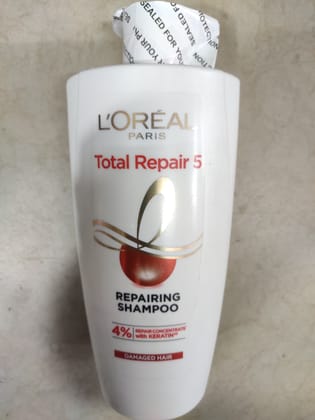 L'oréal Paris Total repair 5 Repairing Shampoo 4% Repair concentrate With keratin Damaged hair 