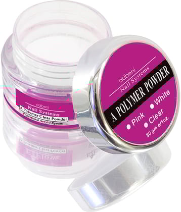 Adbeni Acrylic Nail Powder Clear Nails 30 g