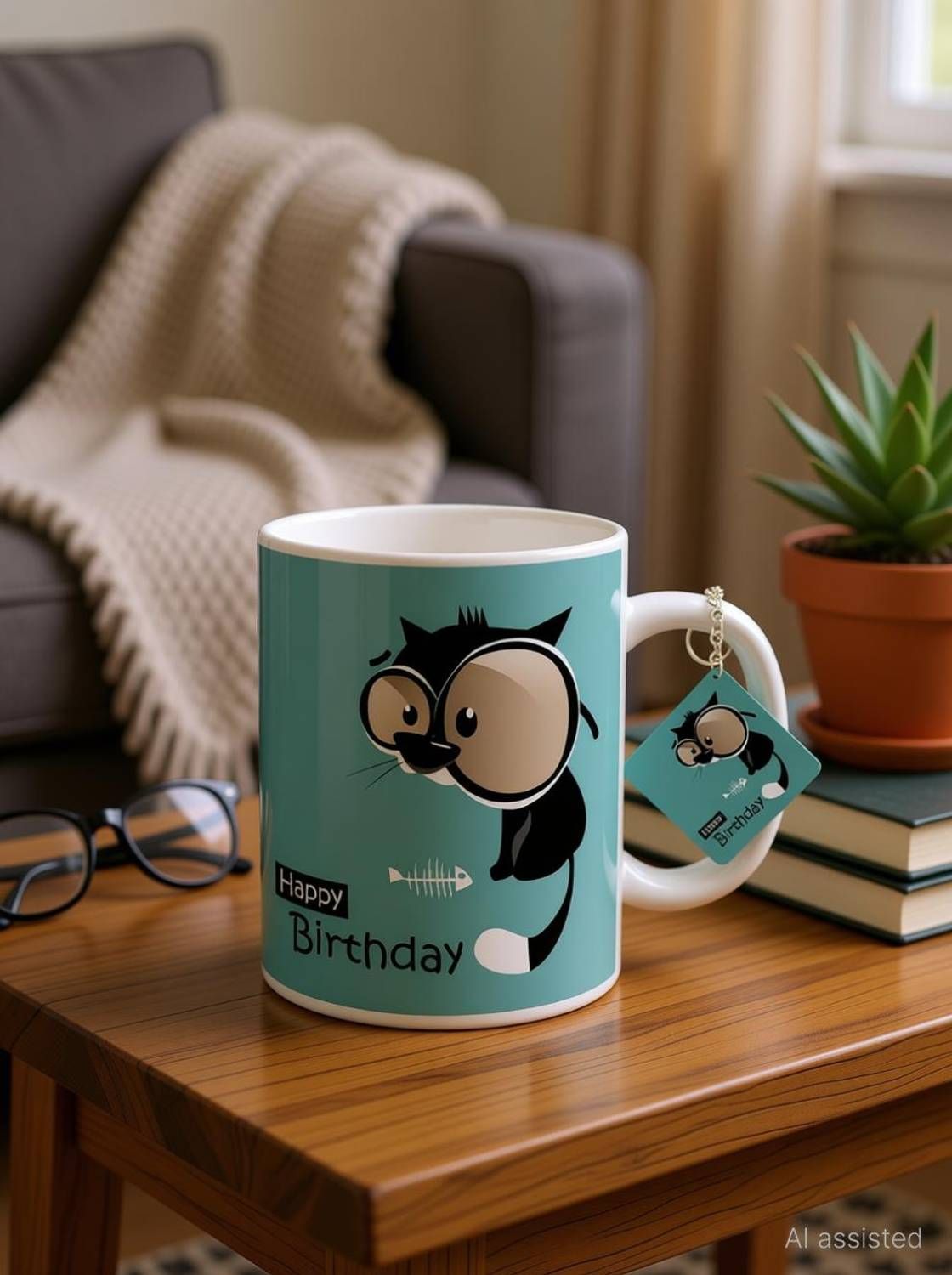 Mug, Keychain Gift Set