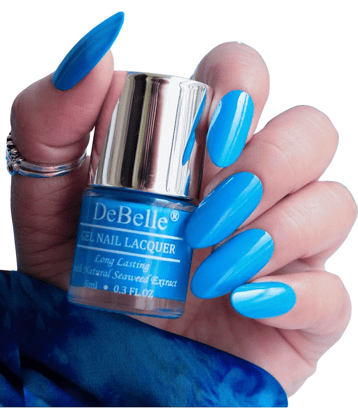 DeBelle La Azure Glossy Nail Polish 8 ( Pack of 1 )