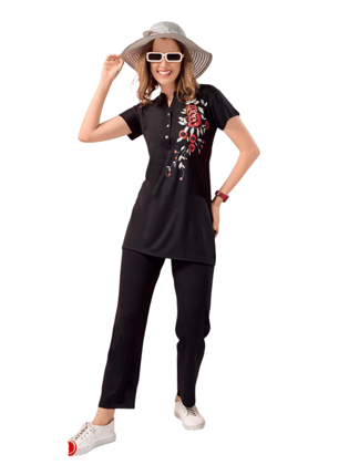 Fabimi Women's Long Kurta Night Suit Comfortable Imported Tencel Fabric Fabimi Women's Long Kurta Night Suit Comfortable Imported Tencel Fabric