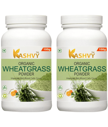 Kashvy Wheatgrass powder | Strengthens Immune system 200 gm Multivitamins Powder