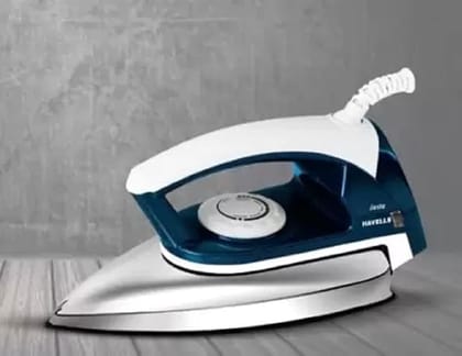 Havells Stainless_Steel Insta 600 Watts Dry Iron (Blue)