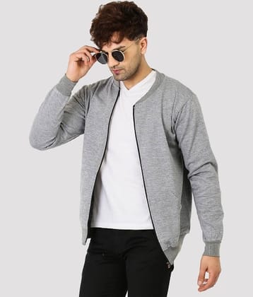 Leotude - Grey Fleece Regular Fit Men's Casual Jacket ( Pack of 1 )