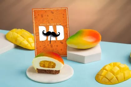 Father's Day Eggless Mango Pastry