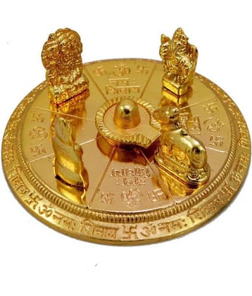 DvR ClicK - Brass Shiv Family 4 cm Idol