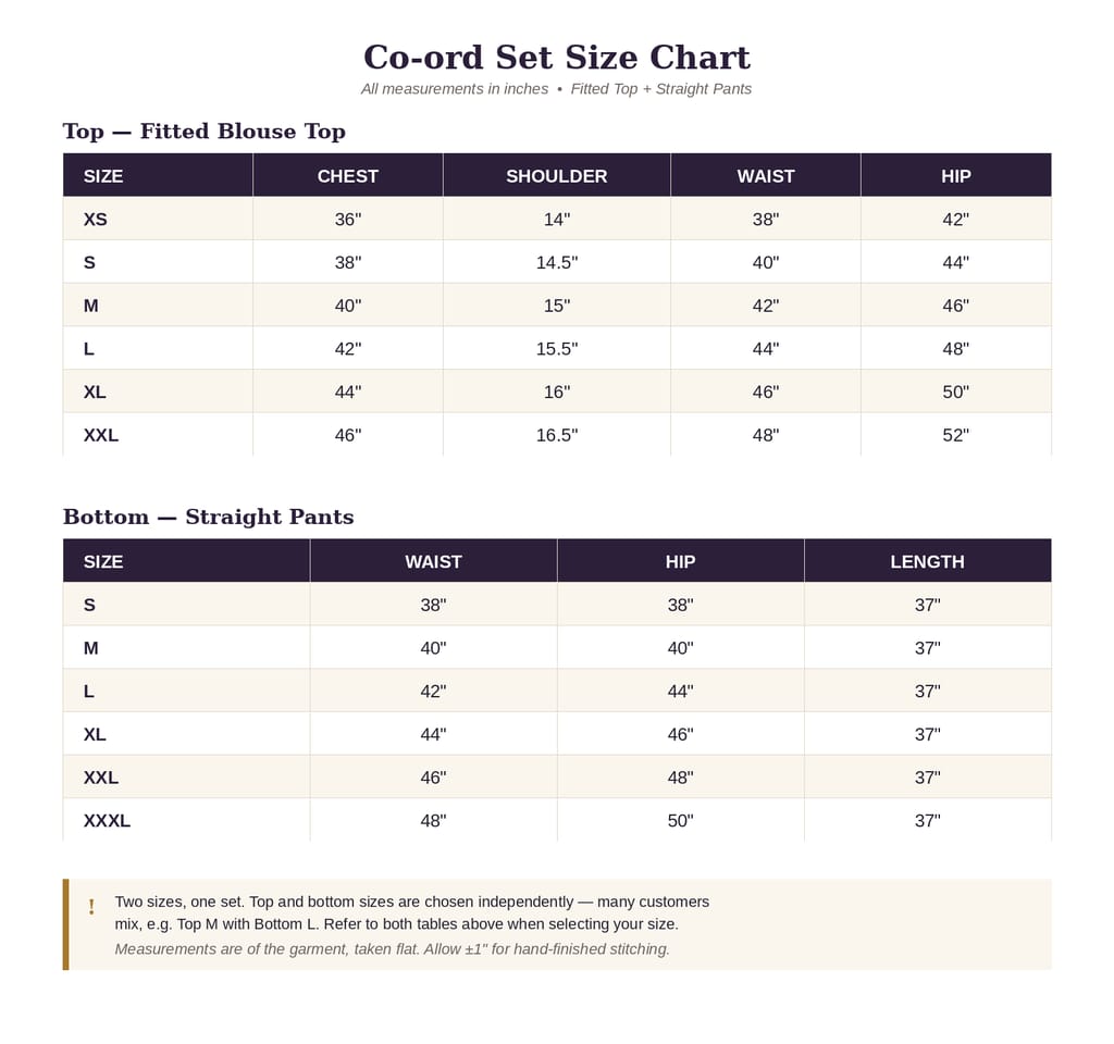 Size Guide Size Guide