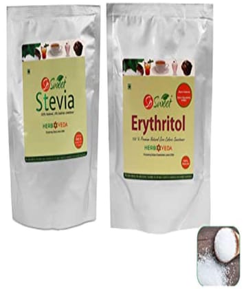 So Sweet (Spoonable  + Erythritol ) 250gm Sugar Substitute Powder 500 g Pack of 2