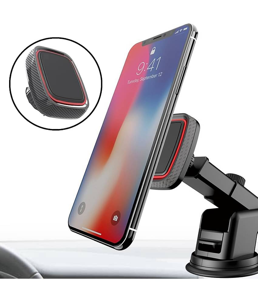 Flenzy Windshield Only Single Clamp Car Mobile Holder - Black