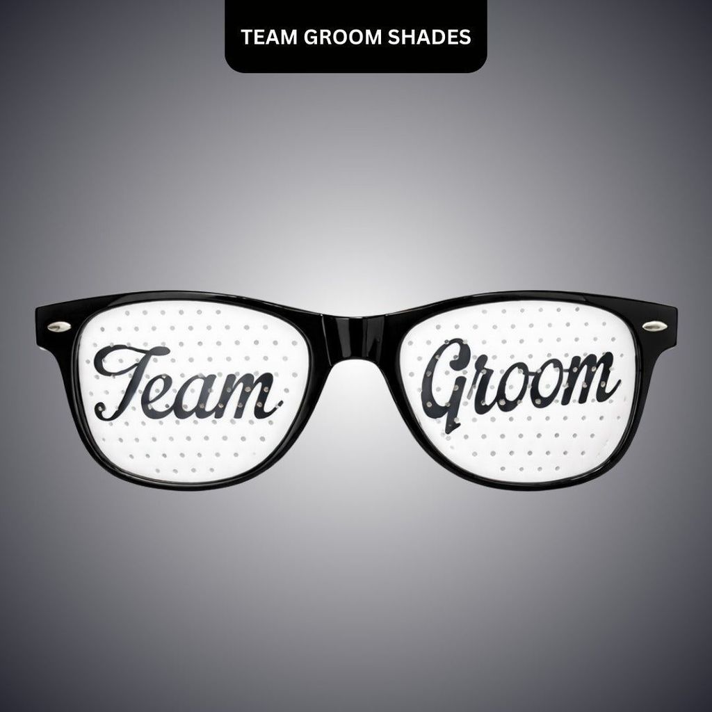 Team Groom Party Sunglasses for Bachelor Party - 1PC - Party and Festive Needs | Buy online on ZillyBuy