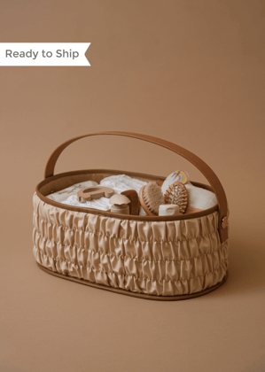 The Dune Diaper Caddy - Ecru