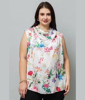 Purys Women's Satin Regular Top ( White )