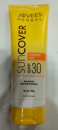 Jovees suncover paraben free spf 30 100 g