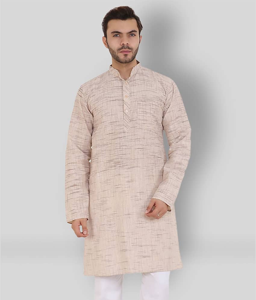 Latest Chikan - Blue Cotton Men's Regular Kurta ( Pack of 1 )