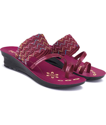 PENNEN Maroon Women's Flats