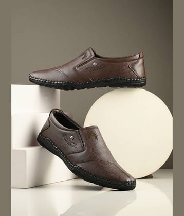 Rising Wolf 1082-Black Black Men's Slip-on Shoes