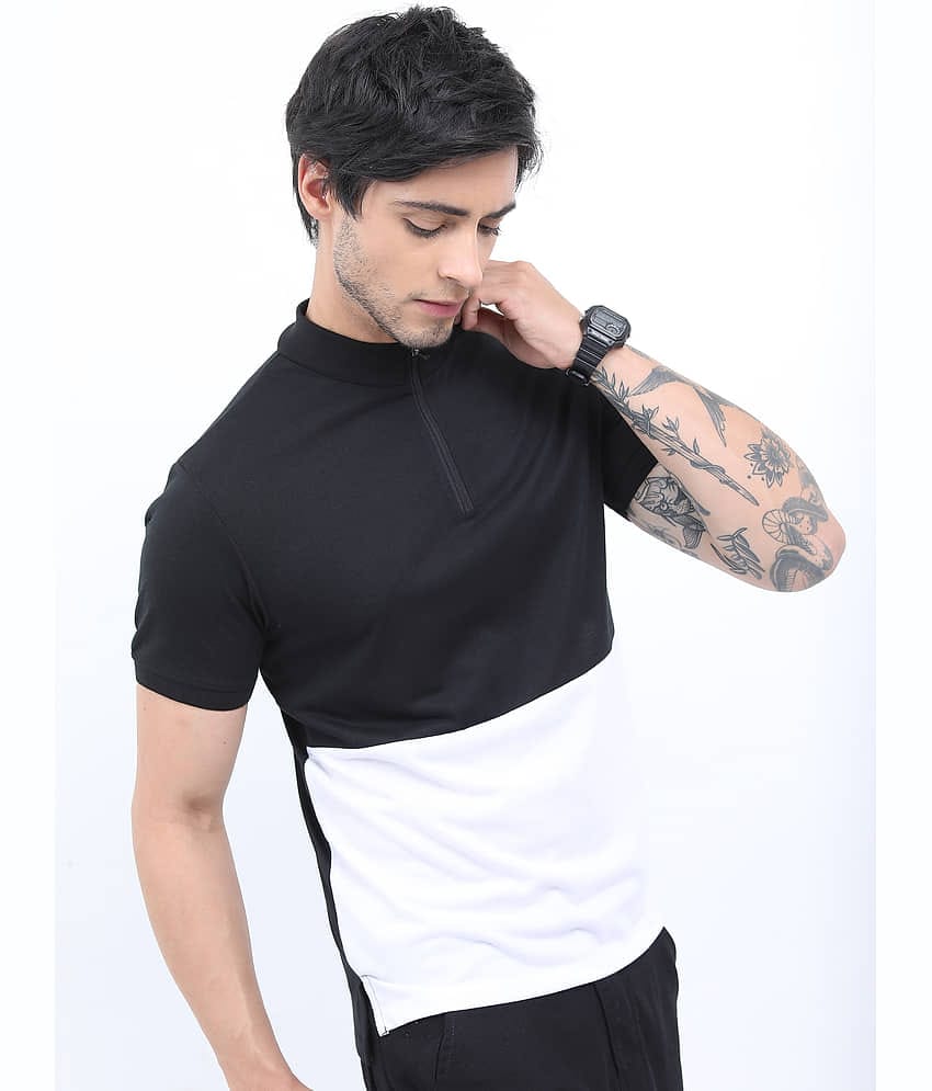 Ketch Pack of 1 Polyester Slim Fit Men's T-Shirt ( Black )