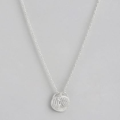 Silver Shining Zircon Necklace-Necklace
