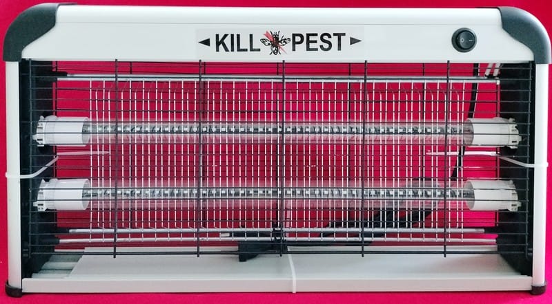 MOSKIKILL MT400-8W Indoor Fly & Insect Killer Machine (8 Watts, White) | High Performance UV LED Zapper | Home & Commercial Use