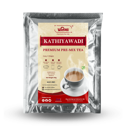 Kathiyawadi Premium Tea Pre-Mix For 500ml Milk Kathiyawadi Premium Tea Pre-Mix For 500ml Milk