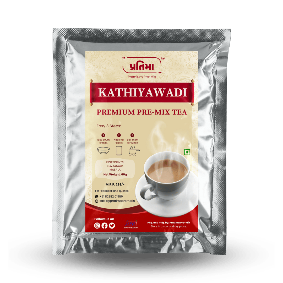 Kathiyawadi Premium Tea Pre-Mix  For 500ml Milk