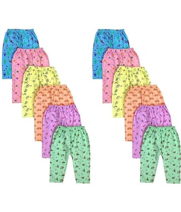 PenyanÃ¢ÂÂ¢ Kids Cotton Printed Leggings / Track Pant / Pyjamas, Medium Size, ( Pack of 12 )