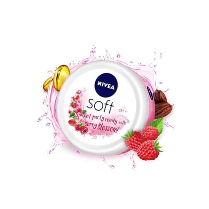 NIVEA SOFT BERRY BLOSSOM CREAM 100 ML