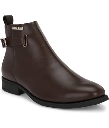 El Paso Brown Men's Chelsea Boots