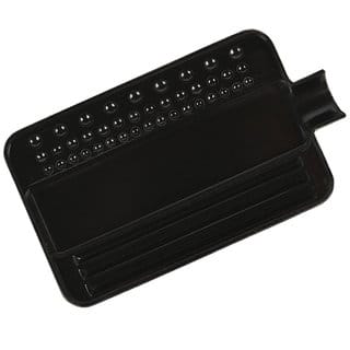 Scorpion 4-1/2 x 2-1/2Inches Black Tray Jewelry Tool for Sorting Pearls Stones Beads and Findings