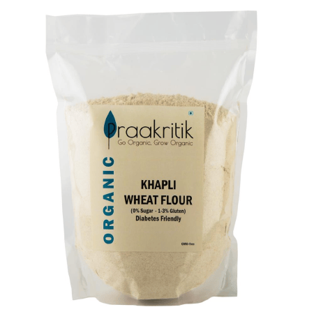 Praakritik Organic Khapli Wheat Atta 5KG