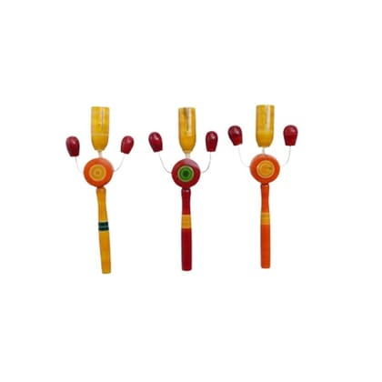 Wooden Plate Taktak Rattle