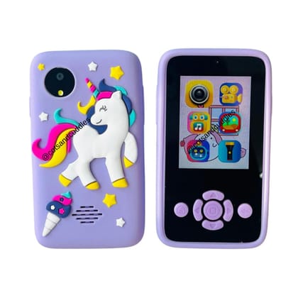 Kids Smartphone Toy Cell Phone for Kids-Unicorn Purple