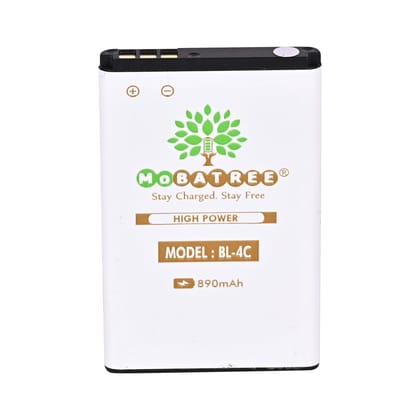 Mobatree BL-4C Original Mobile Battery for Nokia 4C, 6100, 6125, 6136, 6170, 6300, 7705, 7200,7270,8208, 890mAh (6 months Guarantee)