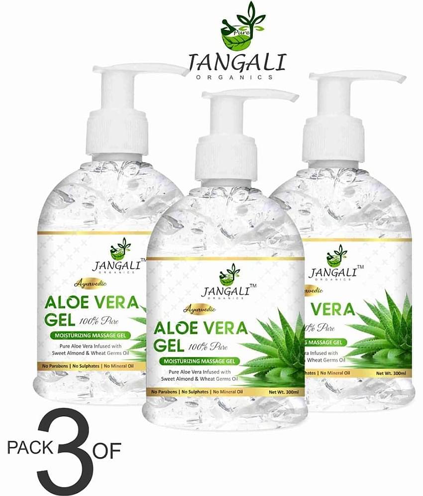 PURE Jangali ORGANICS 100% PURE Aloe Vera Gel for Beautiful Face, Skin & Hair 900ML