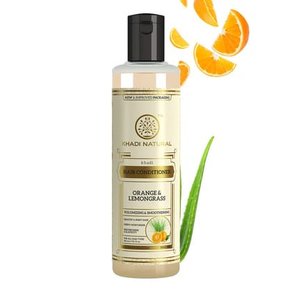 Khadi Natural Herbal Orange Lemongrass Hair Conditioner - 210ml