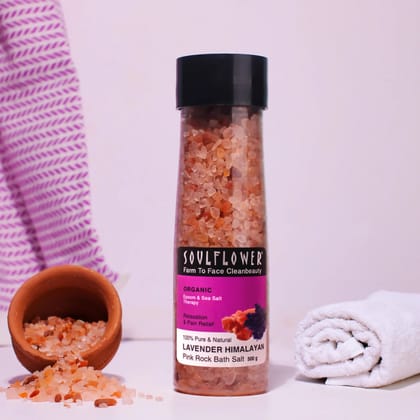 Lavender Himalayan Pink Rock Bath Salt Lavender Himalayan Pink Rock Bath Salt