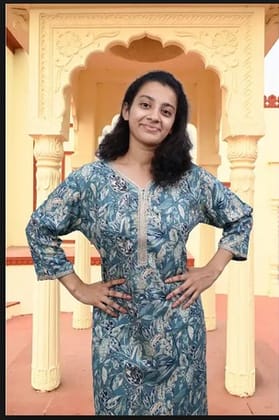 PickCell Handwork Kurti With Bottom