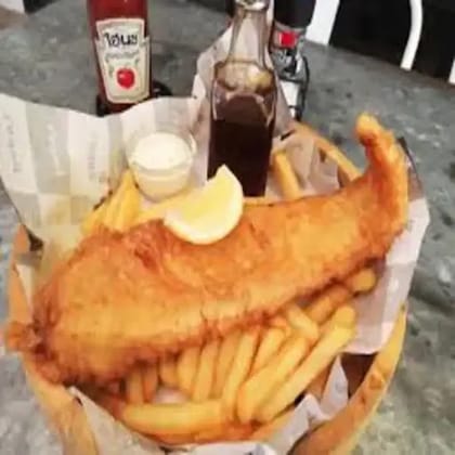 Retro Fish N Chips
