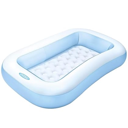 Intex Inflatable Rectangular Pool, Multi Color Intex Inflatable Rectangular Pool, Multi Color