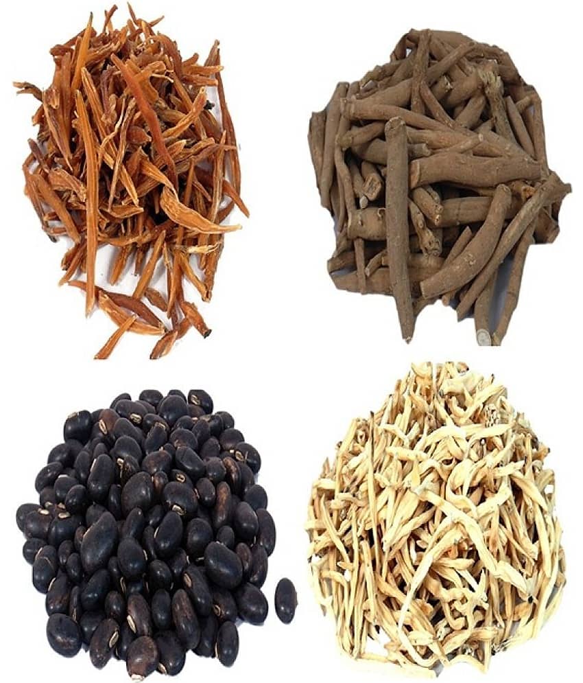 MYGODGIFT Shatavar, Safed Musli, Ashwagandha Kaunch Beej 50 GM EACH 200 gm Pack of 4