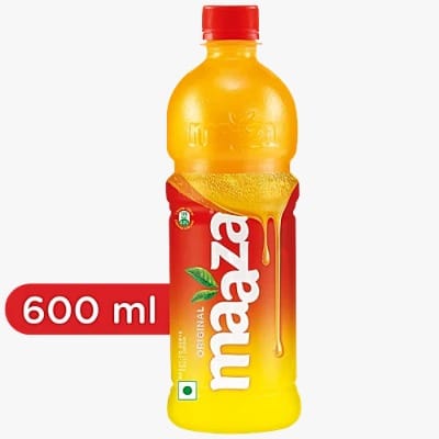 Maaza Mango Drink - Original Flavour, Refreshing, 600 ml PET Bottle