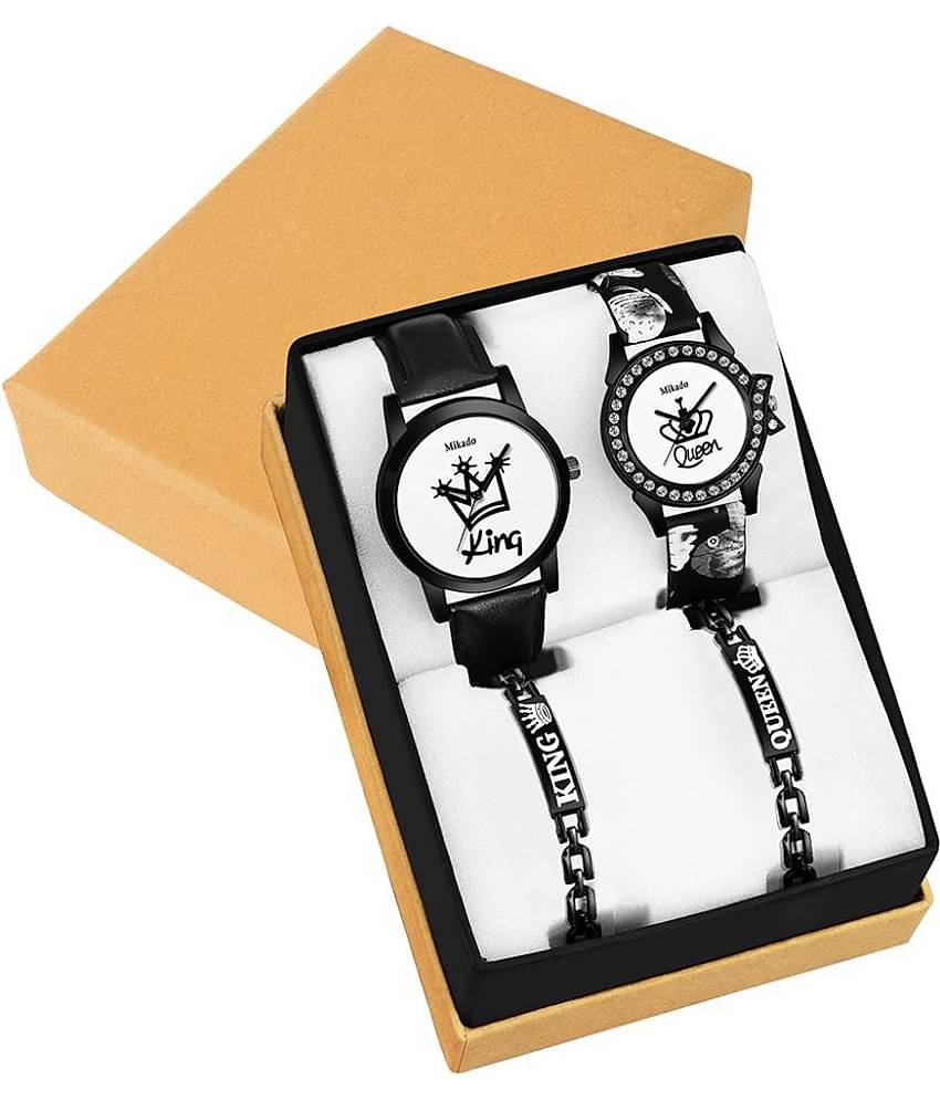 King And Queen Couple Watches Combo for Couple