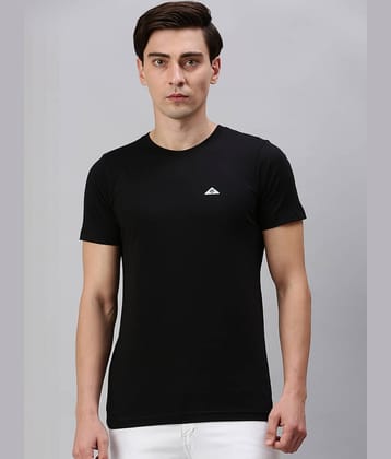 ONN - Navy Cotton Blend Regular Fit Men's T-Shirt ( Pack of 1 )
