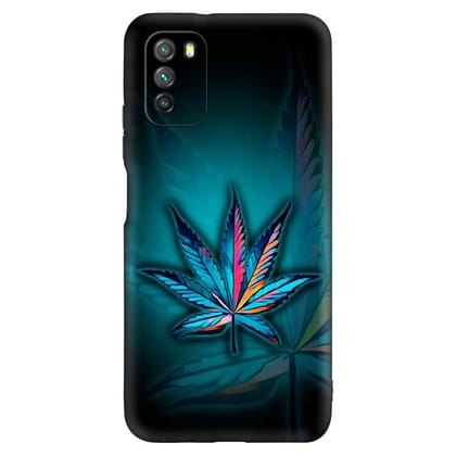 Color Mixing Flowers POCO M3 Premium Embossed Mobile cover