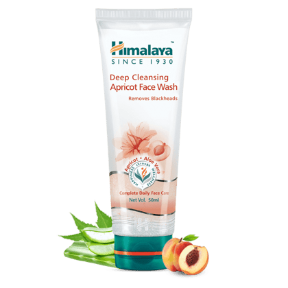 Himalaya Herbals Deep Cleansing Apricot Face Wash, 50 ml