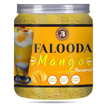 Brew Lab Mango Flavored Falooda | Instant Falooda Mix | Easy to Make Mix it with Milk 250 g